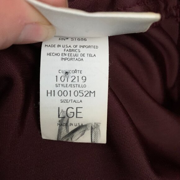 Vintage 90s Burgundy Velvet Floral Glitter Stretchy Sleeveless Sheath Dress - Picture 13 of 14